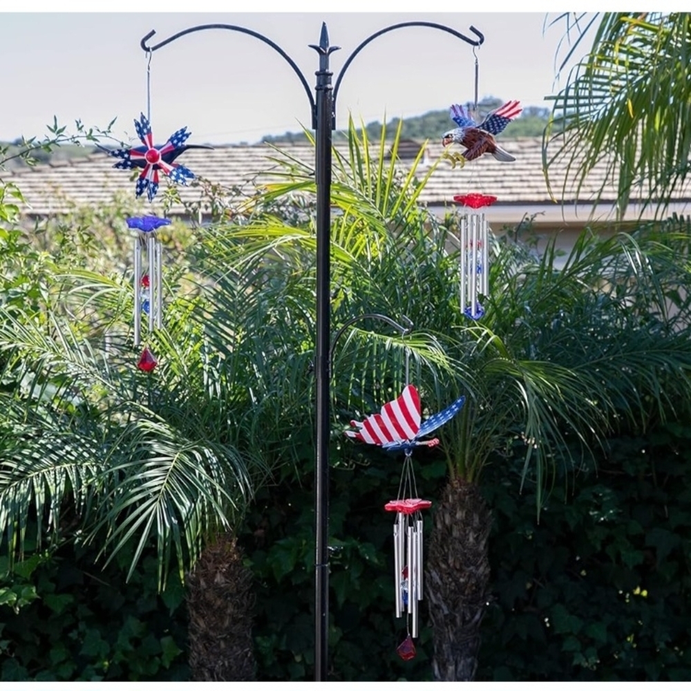 Patriotic Hummingbird Wind Chime - Picture 5 of 13